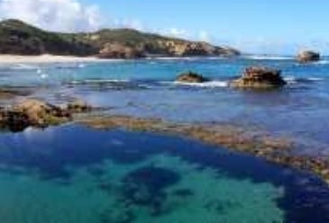 Beach with rockpools